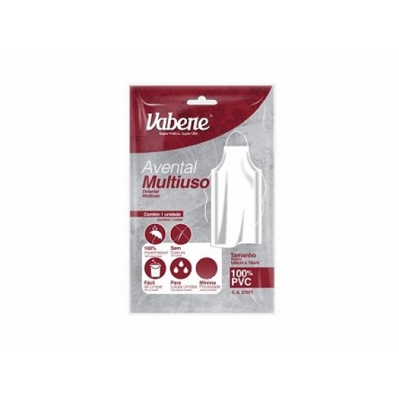 AVENTAL MULTIUSO BRANCO 120 cm x 70 cm - VABENE