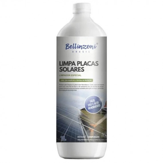 LIMPA PLACA SOLARES - LIMPADOR ESPECIAL 1 L - BELLINZONI