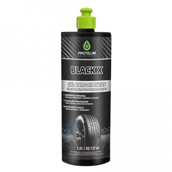 BLACK X – SELANTE PARA PNEUS 500 mL - PROTELIM