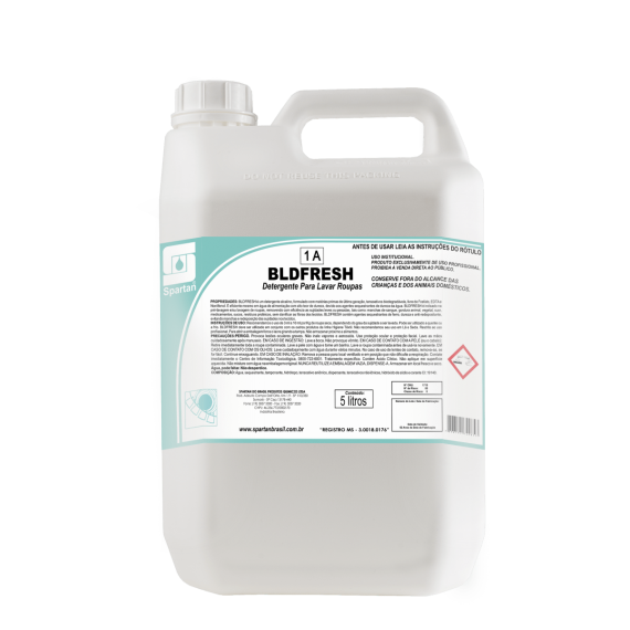 BLDFRESH - DETERGENTE PARA LAVAR ROUPAS 5 L - SPARTAN 