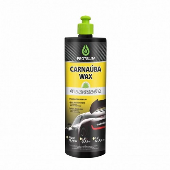 CARNAÚBA WAX - CERA AUTOMOTIVA DE ALTA PROTEÇÃO 500 mL – PROTELIM