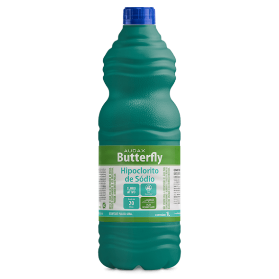 HIPOCLORITO DE SÓDIO 5 % BUTTERFLY 1 L - AUDAX