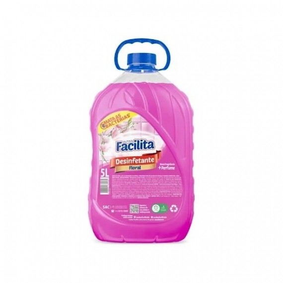 DESINFETANTE - FACILITA FLORAL 5 L - AUDAX