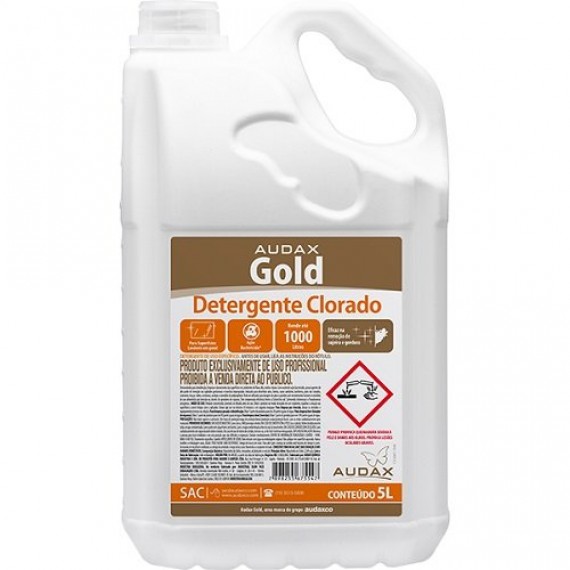 DETERGENTE CLORADO GOLD 5 L - AUDAX