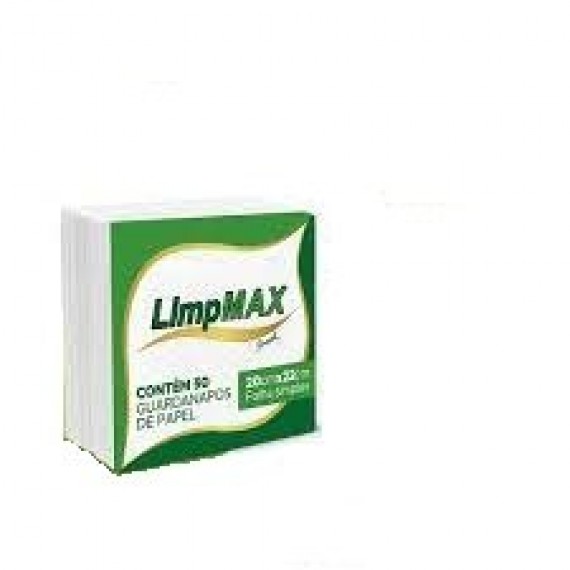 GUARDANAPO 20 cm x 22 cm PCT. C/ 50 FLS - LIMPMAX