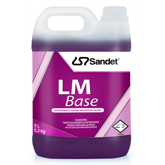 LM BASE - DETERGENTE DESINCRUSTANTE ÁCIDO 5 L - SANDET