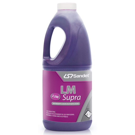 LM SUPRA - DETERGENTE DESINCRUSTANTE ÁCIDO 2 L - SANDET