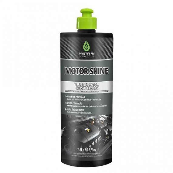 MOTOR SHINE – VERNIZ PROTETOR DE MOTOR, CHASSIS E CAIXAS DE RODA 1,5 L - PROTELIM