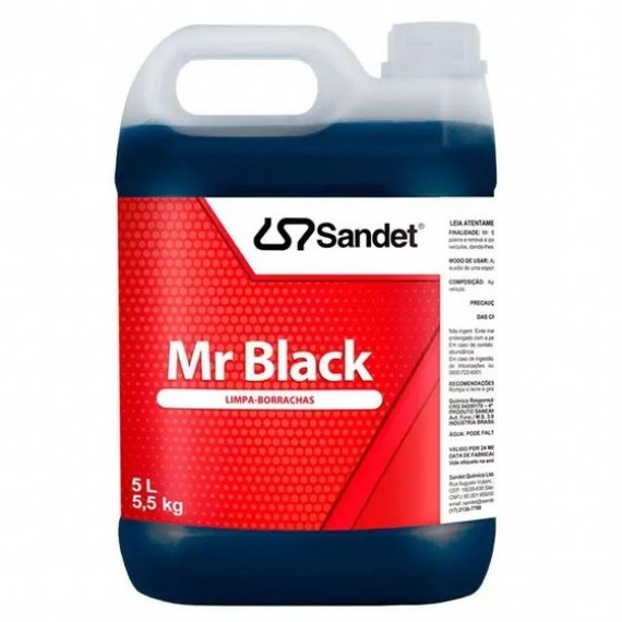 MR BLACK - LIMPA-BORRACHAS 5 L - SANDET