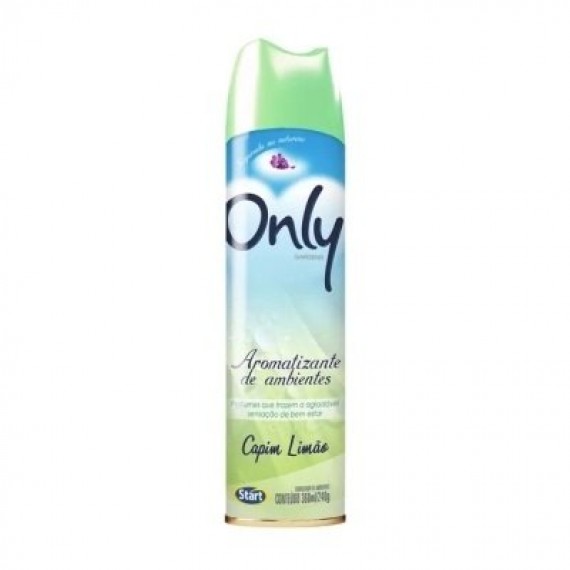 AROMATIZANTE DE AMBIENTES ONLY CAPIM LIMÃO 360 mL - START