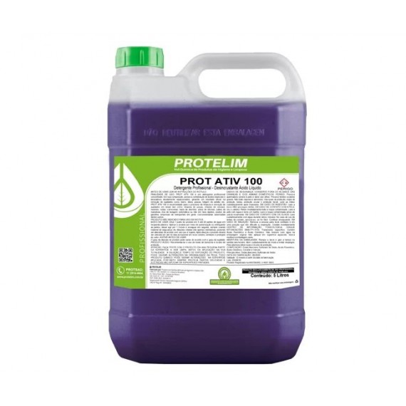 PROT ATIV 100 - DESINCRUSTANTE ÁCIDO 5 L - PROTELIM