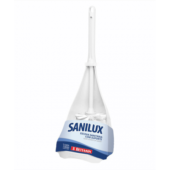 ESCOVA SANITÁRIA COM SUPORTE - SANILUX