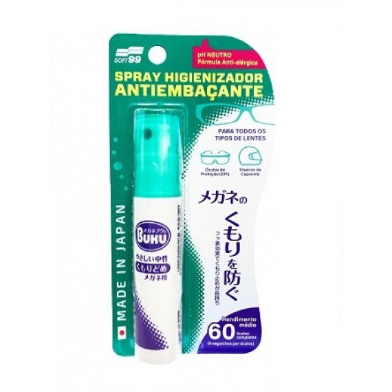 SPRAY HIGIENIZADOR ANTIEMBAÇANTE 18 mL - SOFT 99