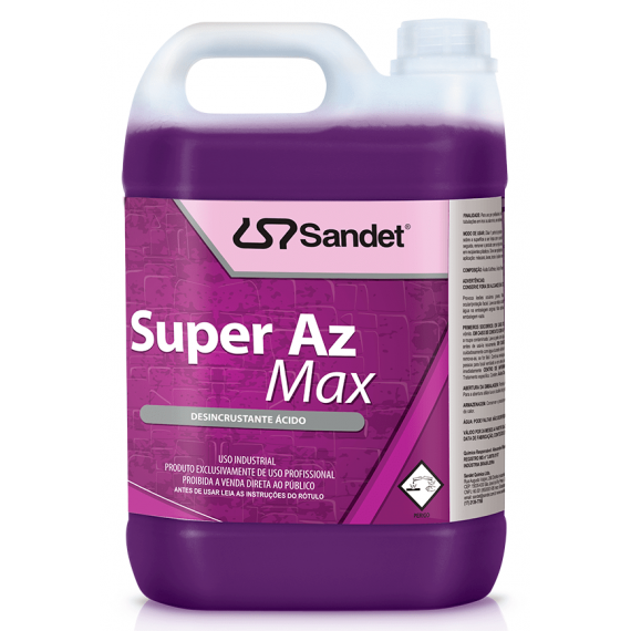 SUPER AZ MAX - DESINCRUSTANTE ÁCIDO 5 L - SANDET